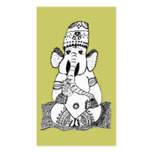 Ganesha Hindu Deity Business Card