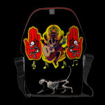 Ganesha Music Hands messenger bags