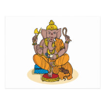 Ganesha Post Card
