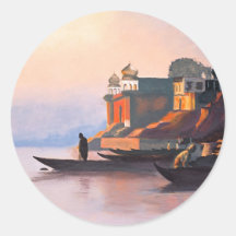 GangesDawn Round Sticker