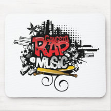 Gangsta Rap Music Mousepads