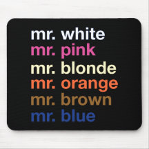 Gangster Colours Mousemats