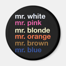 Gangster Colours Refrigerator Magnets