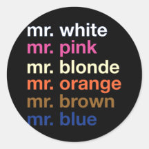 Gangster Colours Stickers