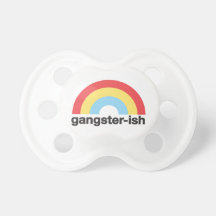 Gangster-ish Baby Pacifier