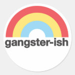 Gangster-ish Round Stickers