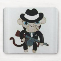 gangster mokey mousepad