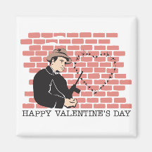 Gangster Valentine's Day Refrigerator Magnets
