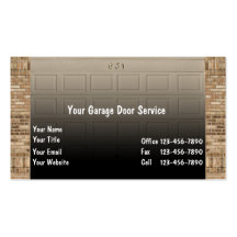 Garage Door Business Cards