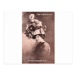 Garbage Lady, Queen of Fashion Postcard