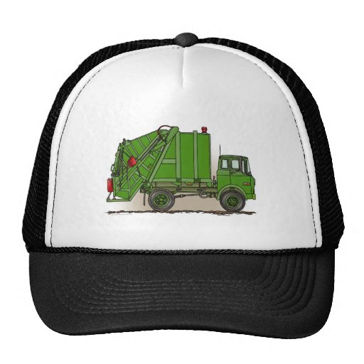 Garbage Truck Green Hat