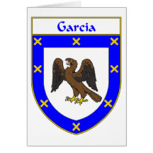 Garcia Coat of Arms/Family Crest Card
