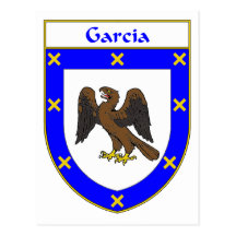 Garcia Coat of Arms/Family Crest Post Cards