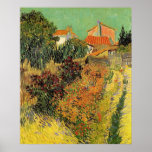 Garden behind a House.  Vincent van Gogh. posters