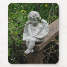Garden Cherub Mousepads