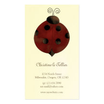 Garden Collection · Ladybug Business Card