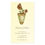 Garden Collection · Potted Flowers Business Cards