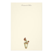 Garden Collection · Potted Flowers Customised Stationery