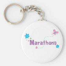 Garden Flutter Marathons Key Chain