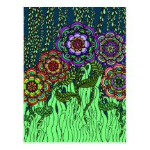 Garden Glow Postcard