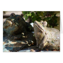 Garden Love Frogs - California Gardens Card