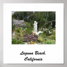 Garden of Peace & Love - Copy, Laguna Beach, Ca... Posters