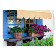 Garden Window Greeting Card