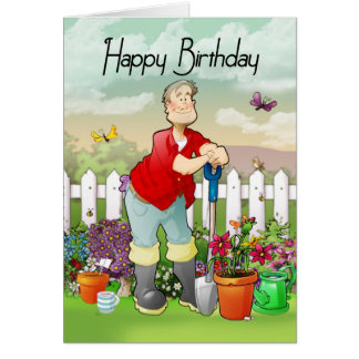 Gardeners Birthday Cards, Invitations, Photocards & More