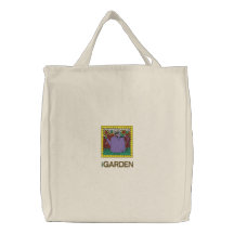 Gardening Embroidered Bag