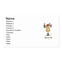 Gardening Nut T-shirts and Gifts Business Card