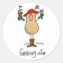 Gardening Nut T-shirts and Gifts Sticker