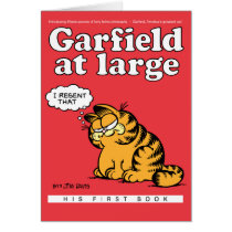 Garfield At Large Note Card cards