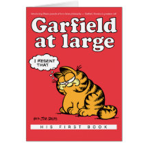 Garfield At Large Note Card