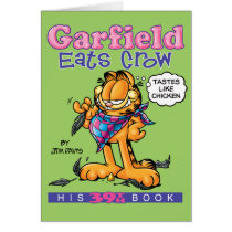 Garfield Eats Crow Note Card cards