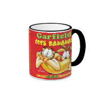Garfield Goes Bananas Mug mugs