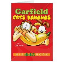 Garfield Goes Bananas Note Card