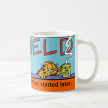 Garfield Logobox Mornings Mug