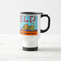 Garfield Logobox Mornings Travel Mug mugs