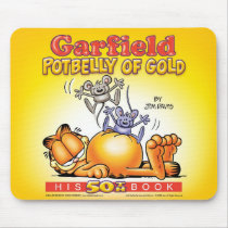 Garfield Potbelly of Gold Mousepad mousepads