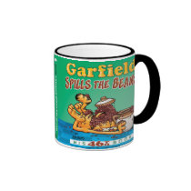 Garfield Spills The Beans Mug mugs