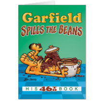 Garfield Spills The Beans Note Card