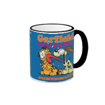 Garfield Takes His Licks Mug mugs