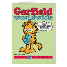 Garfield Worldwide Note Card