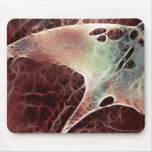 Gargamel Red Grey Wing Mouse Pad