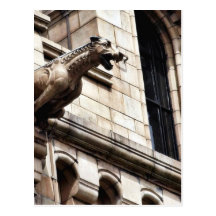Gargoyle At The British Natural History Museum Postcard