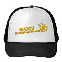 Gary Drinking Team tee shirts Trucker Hat