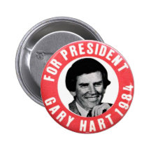 Gary Hart - Button