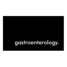 gastroenterology. business card
