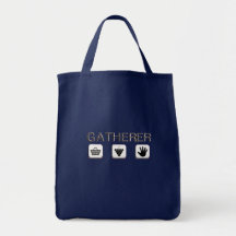 gatherer tote bags