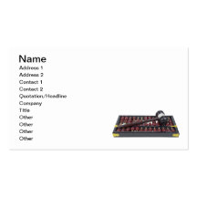 Gavel and Abacus Business Cards